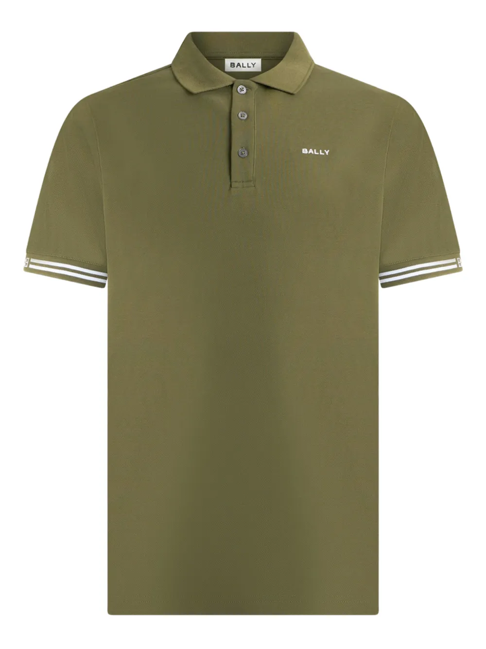 Bally Polo a righe in cotone - Verde