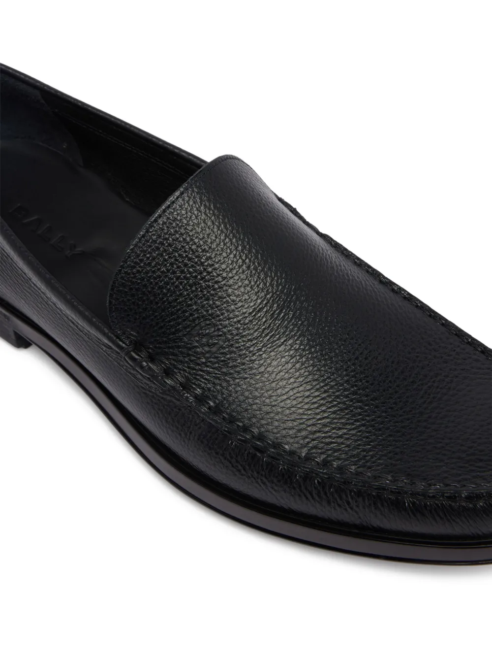 Bally Odeny loafers van bewerkt leer Zwart