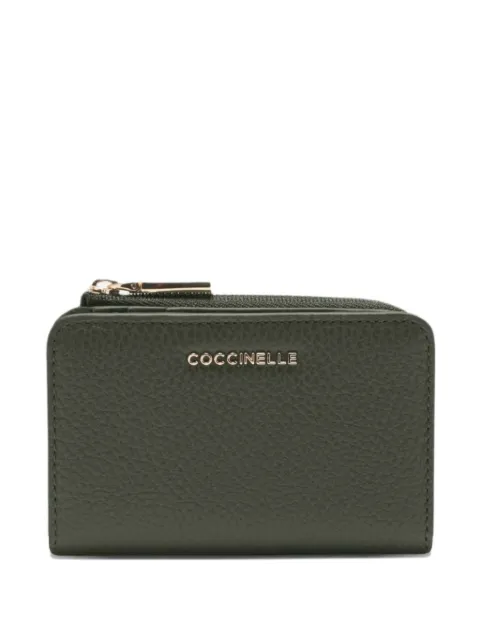 Coccinelle leather zip wallet