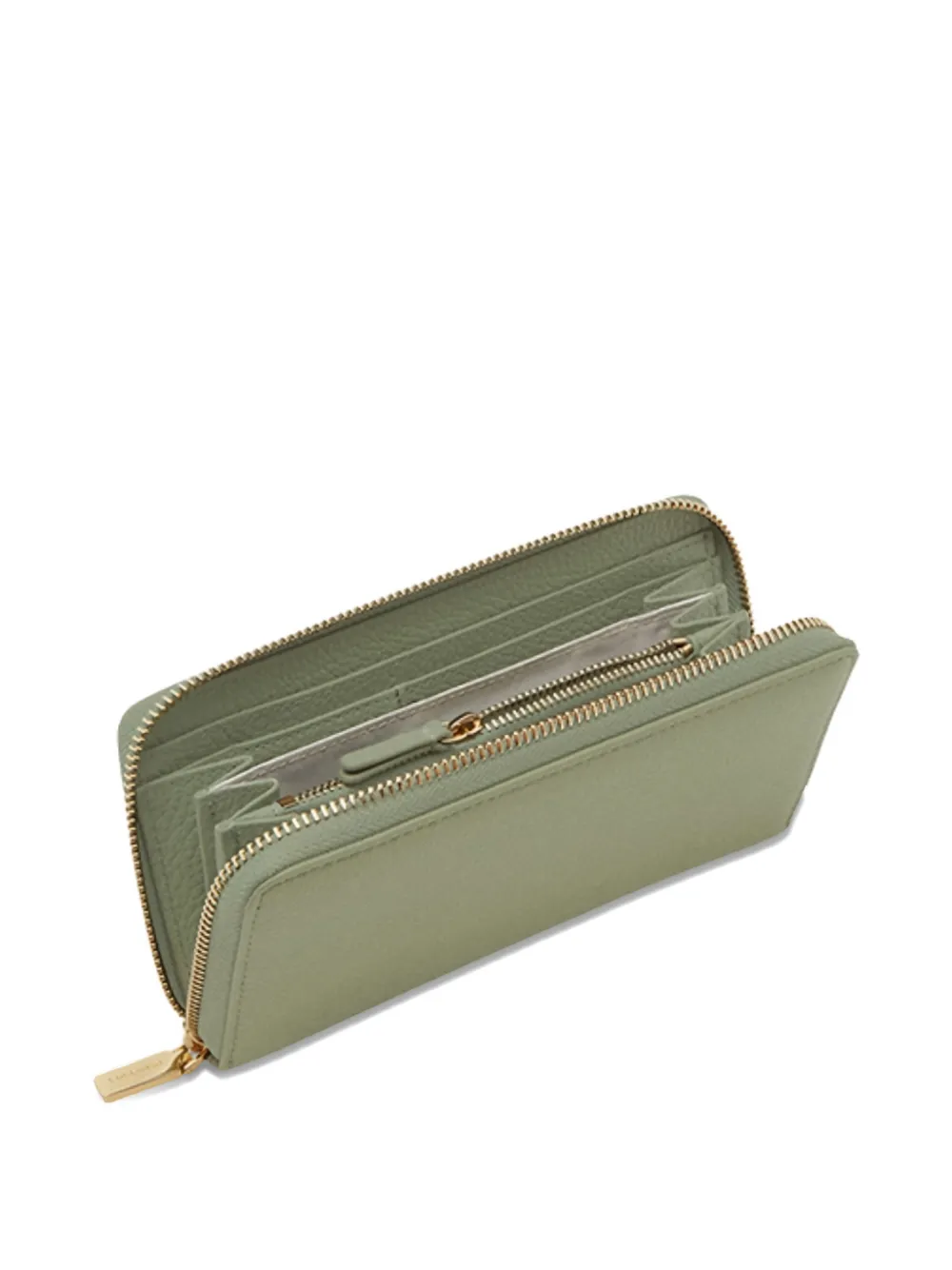 Coccinelle leather zip wallet - Groen