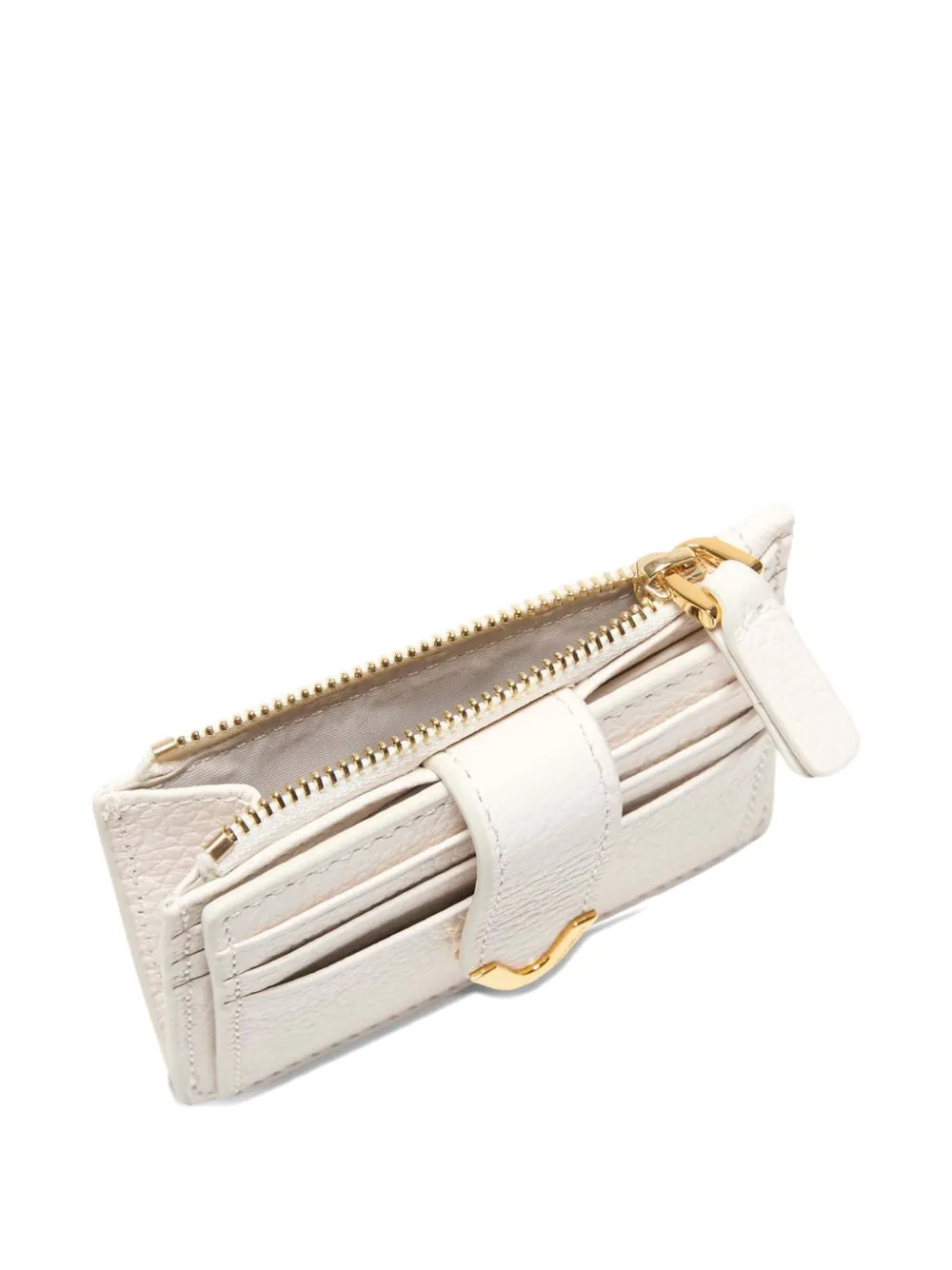  Coccinelle Leather Cardholder - White 