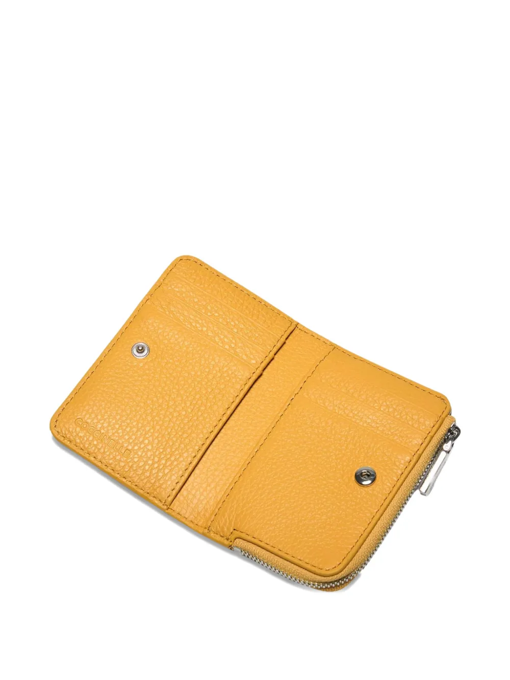 Coccinelle monogram-pattern wallet - Geel