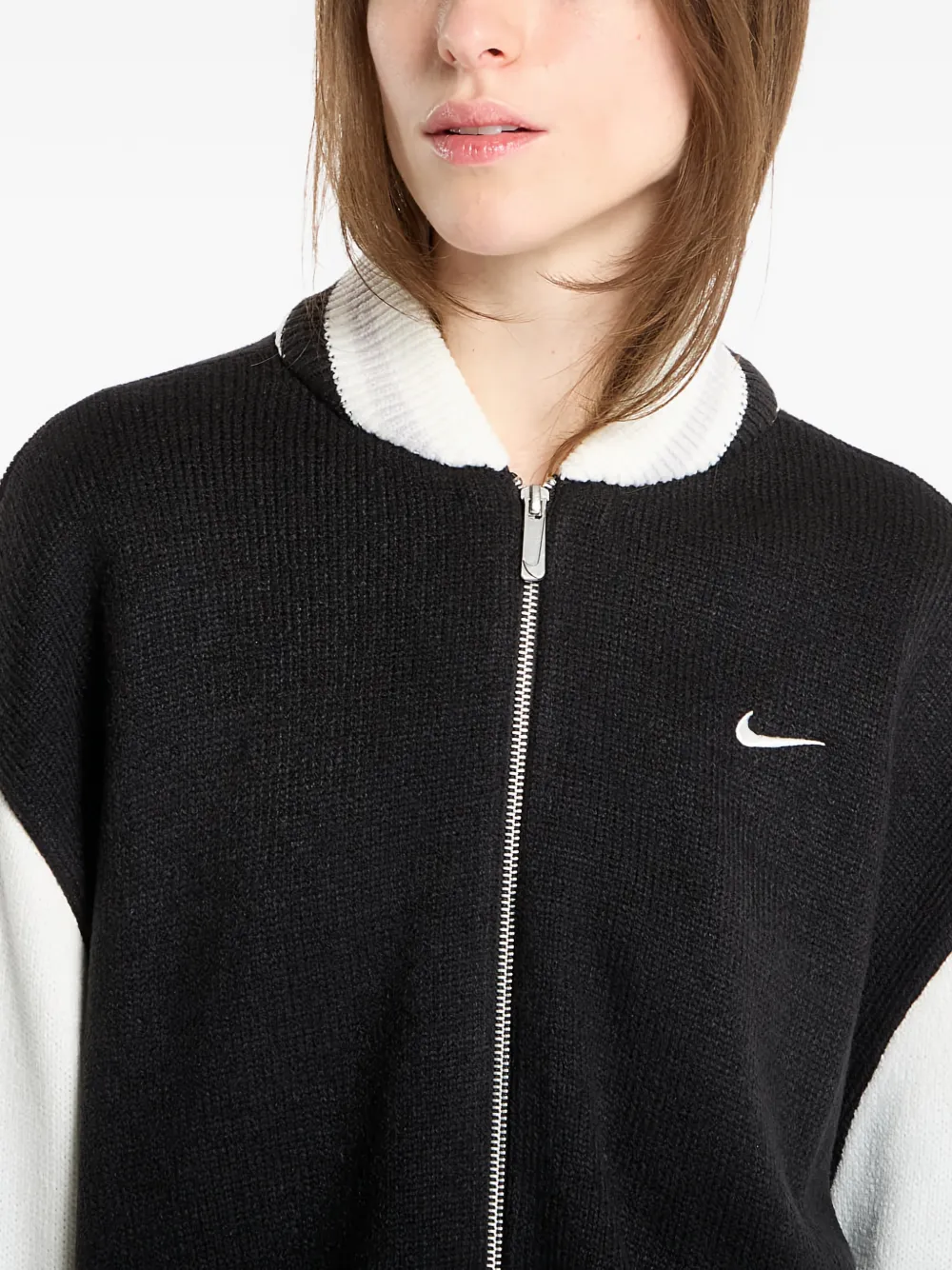 Nike 95 vest met rits Zwart
