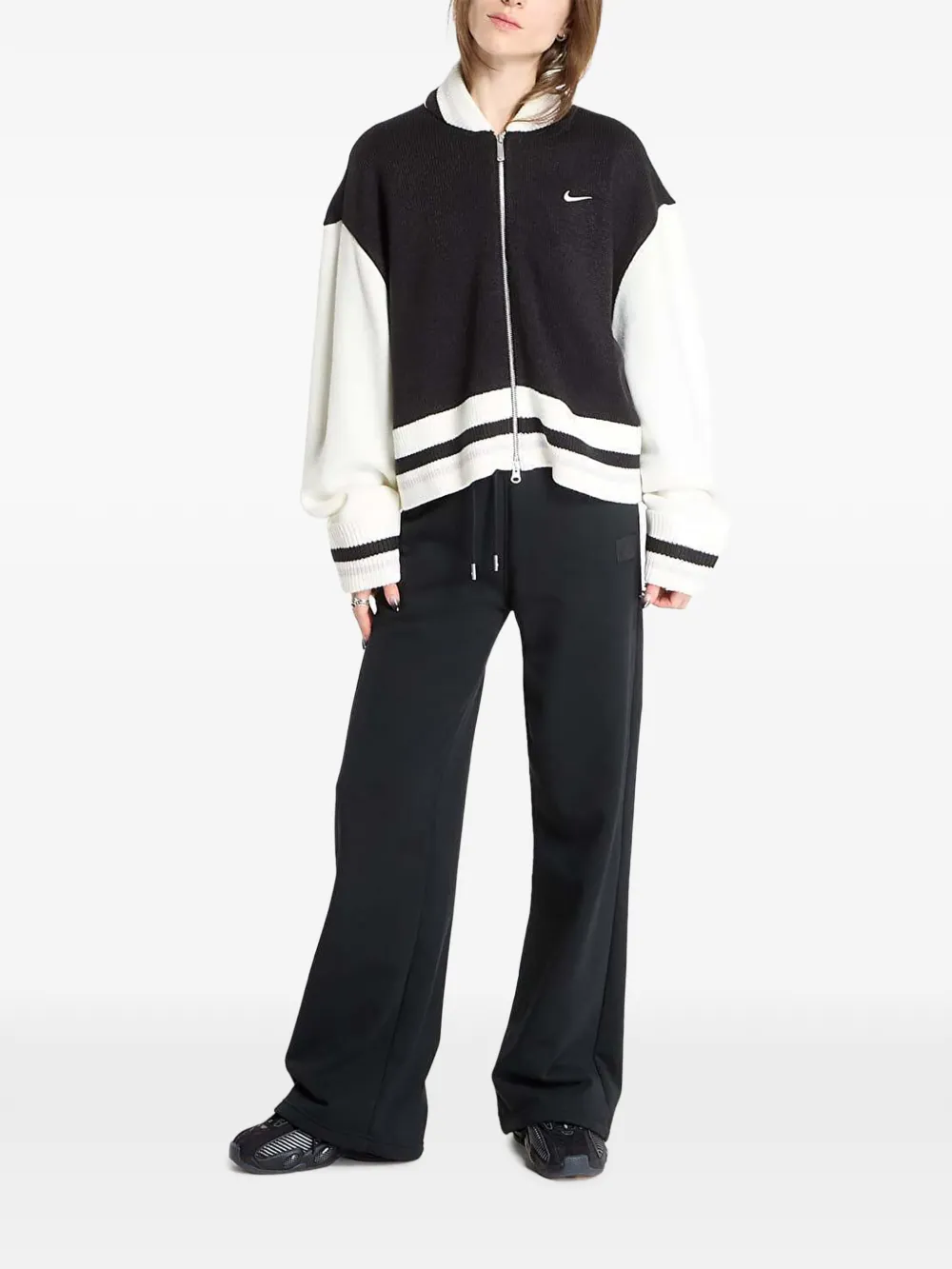 Nike 95 vest met rits Zwart