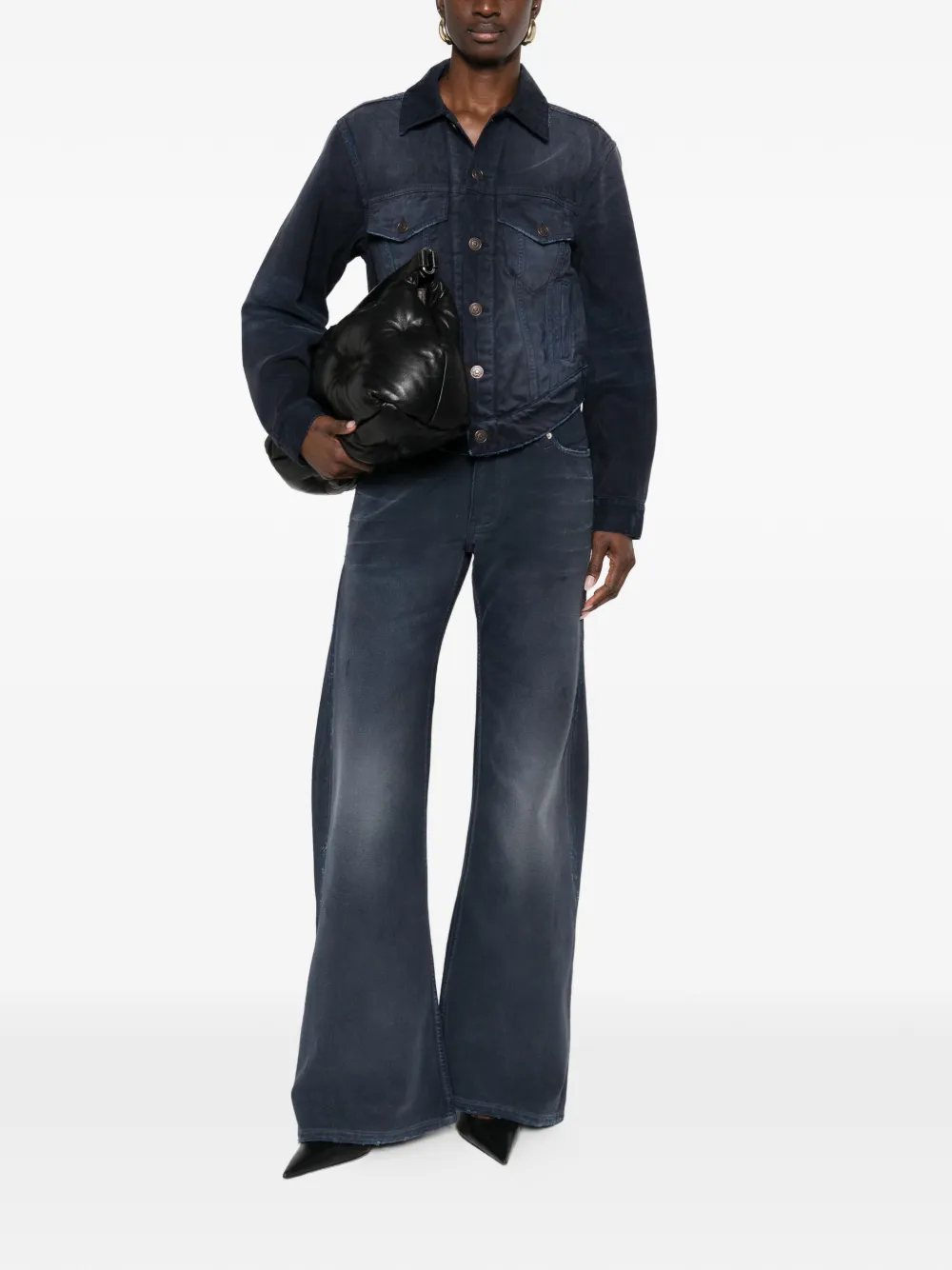 button cotton jacket