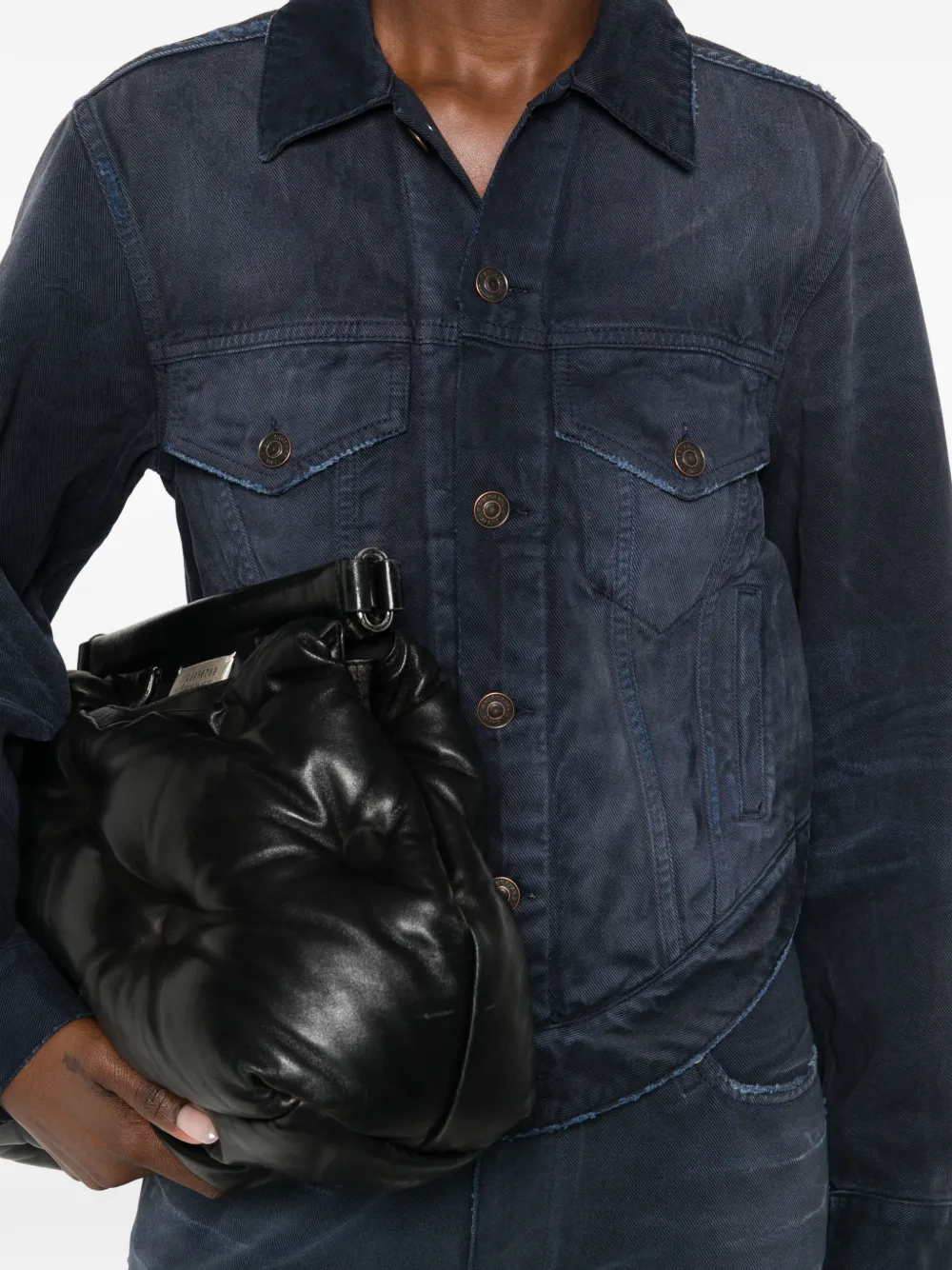 button cotton jacket