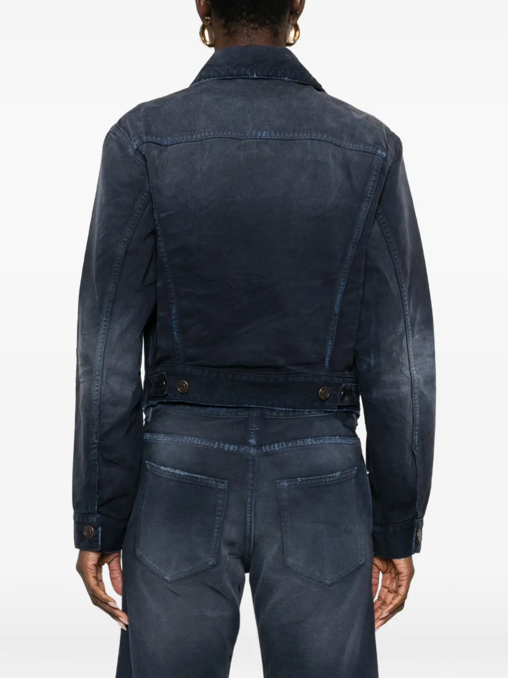 button cotton jacket