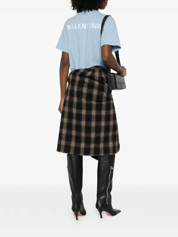 Balenciaga ロゴ Tシャツ | ブルー | FARFETCH JP