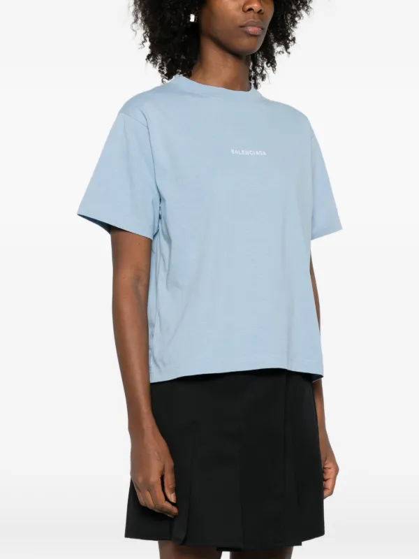 Balenciaga ロゴ Tシャツ | ブルー | FARFETCH JP