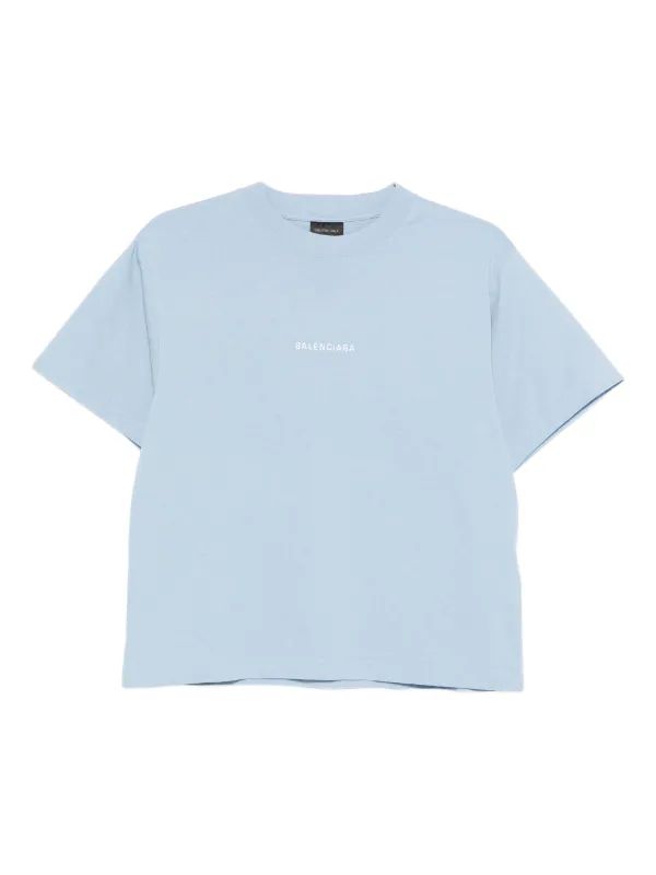 Balenciaga ロゴ Tシャツ | ブルー | FARFETCH JP