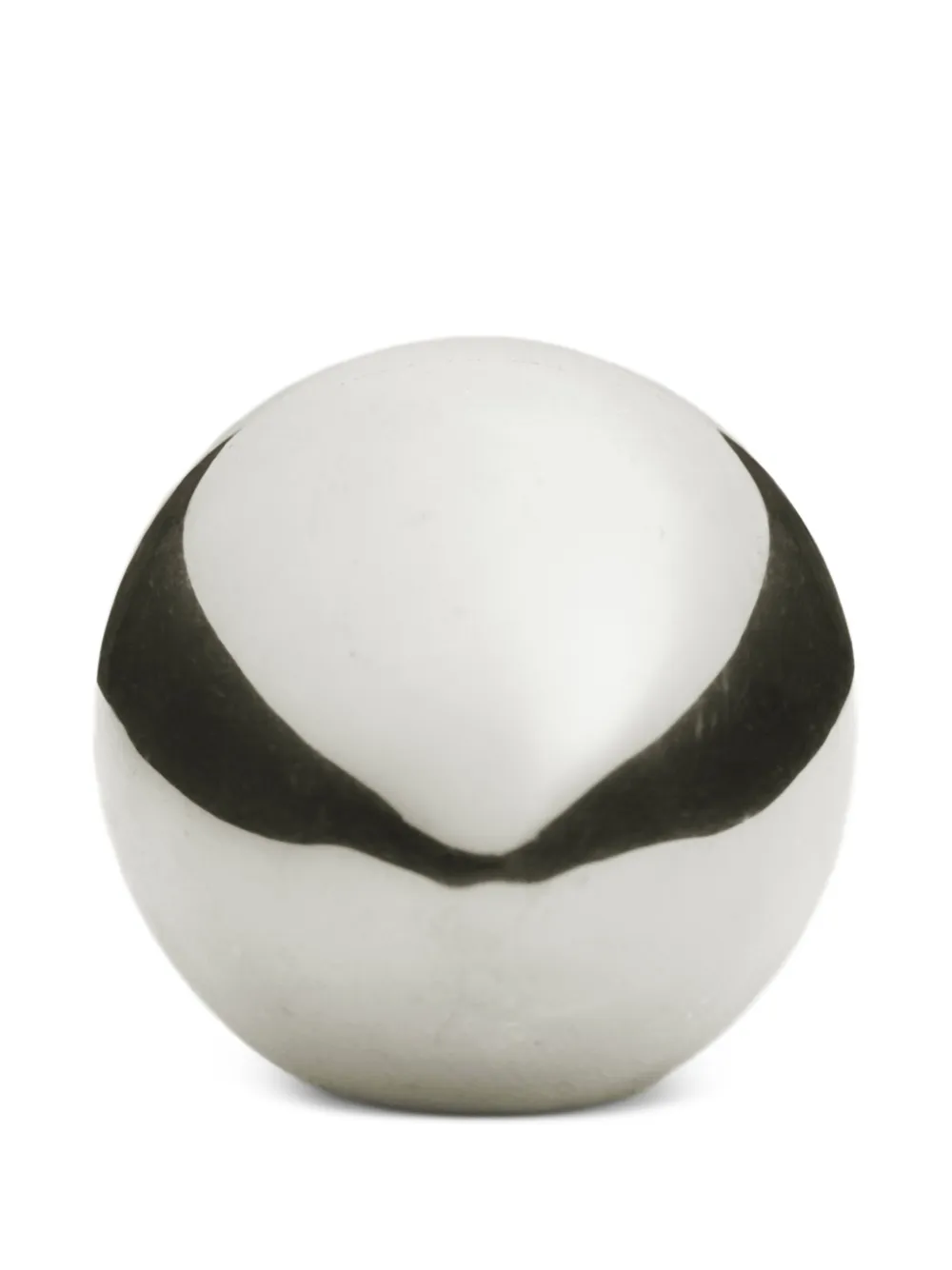  Fourth Street Polished Egg Paperweight - Silver 