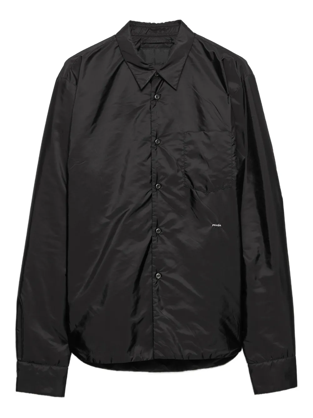 Prada chest-pocket logo-detail shirt - Nero