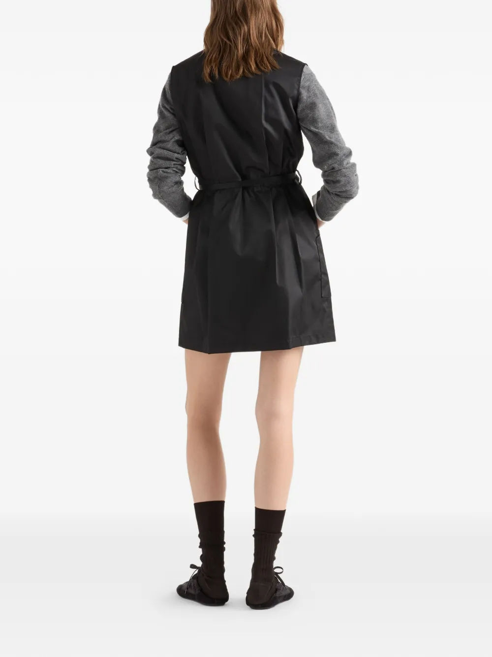 Prada Jurk met ceintuur Zwart
