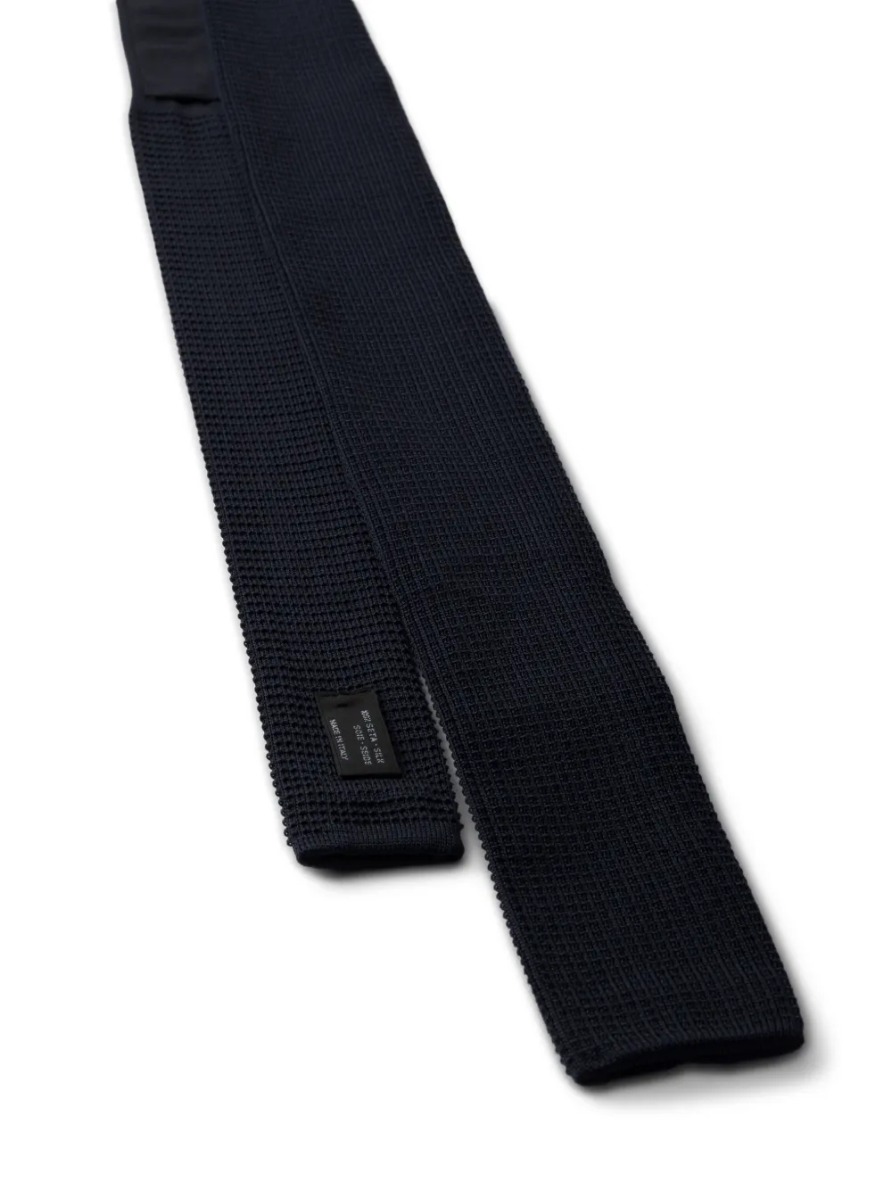  Prada Knitted Silk Tie - Blue 