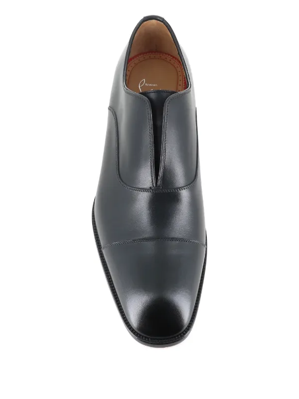 Christian Louboutin Leather cap-toe Oxford Shoes | Black  display picture 3