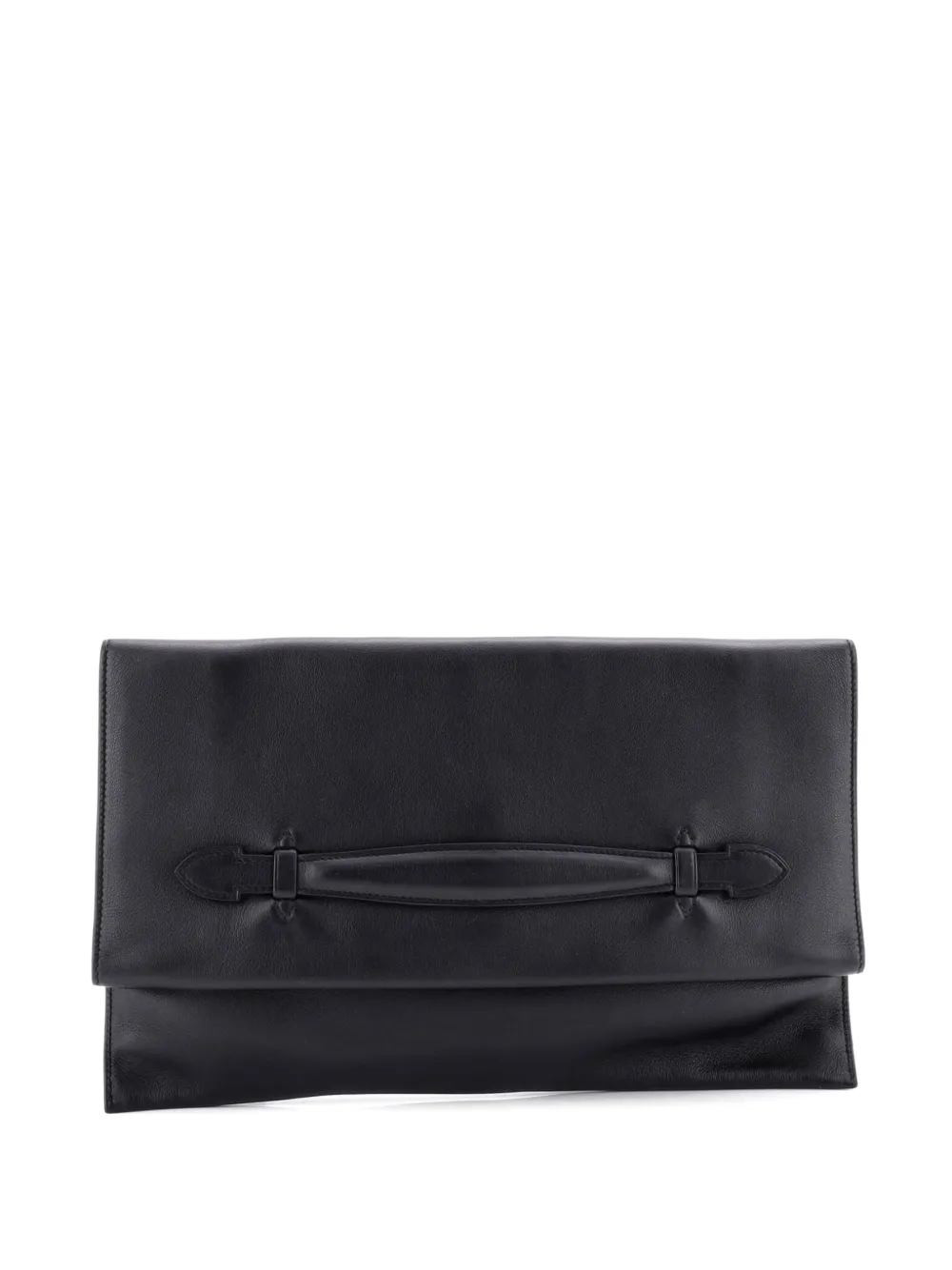 Hermès Pre-Owned Pliplat Swift clutch bag - Black