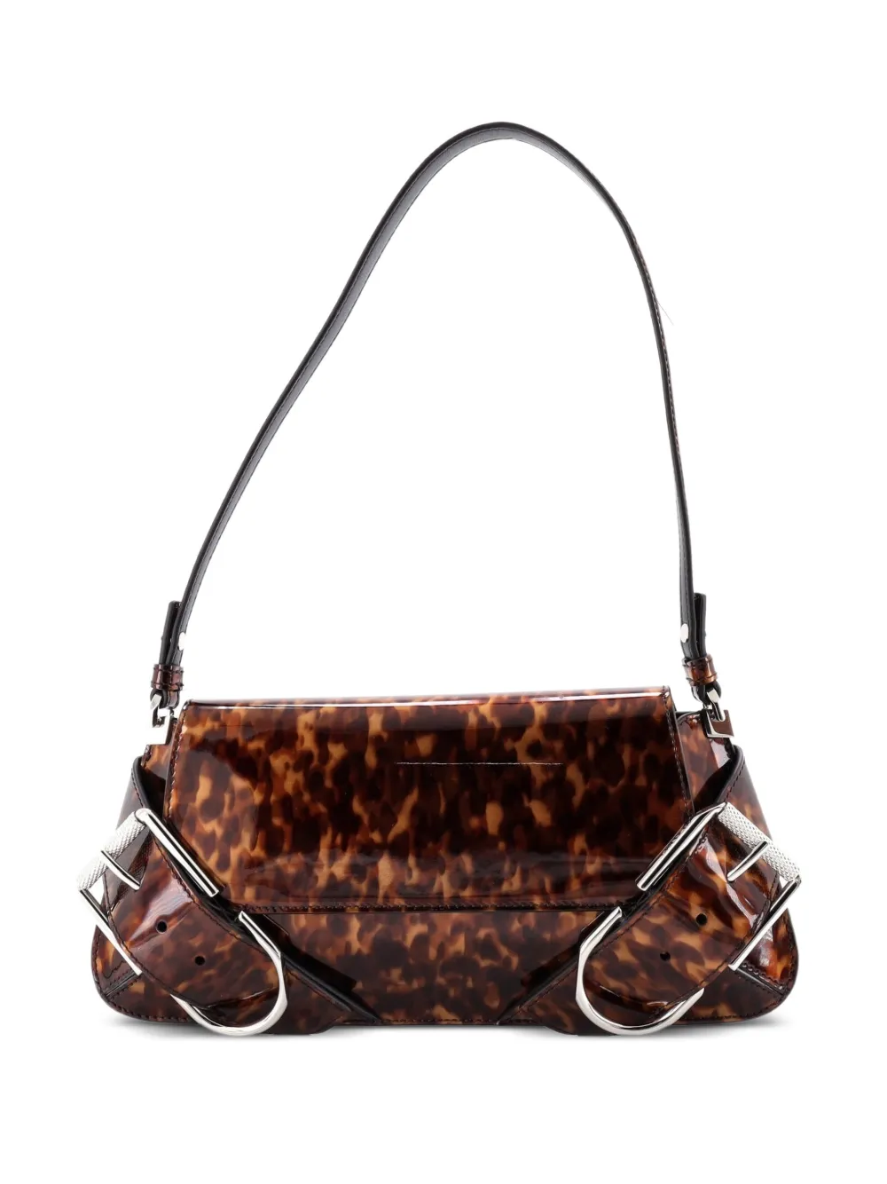 Givenchy Pre-Owned Voyou Flap Bag Printed Patent shoulder bag | Multicolour | Image 1