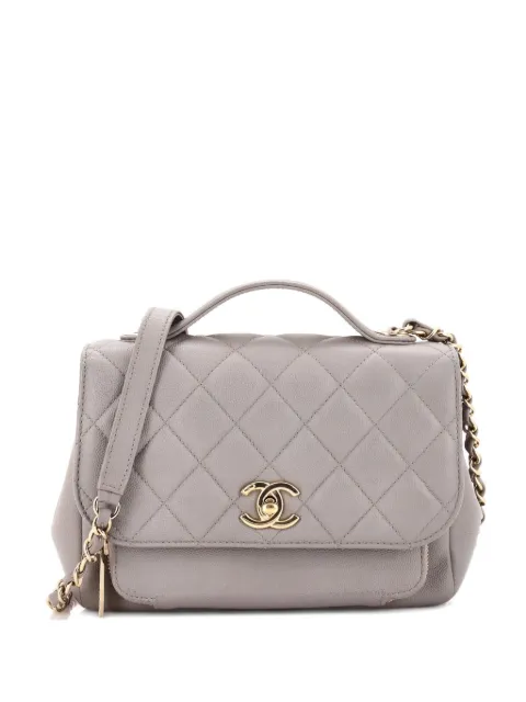 CHANEL Pre-Owned Business Affinity Flap Bag Quilted Caviar Small shoulder bag