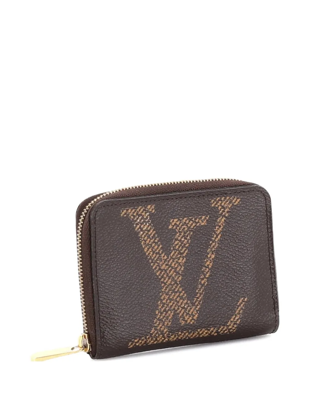 Louis Vuitton Pre-Owned Portamonete Zippy con monogramma Giant Reverse - Marrone