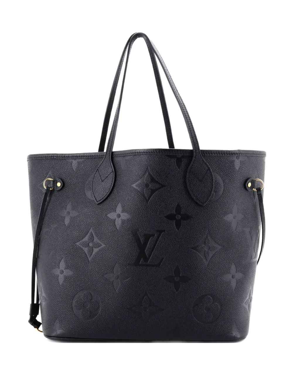 Louis Vuitton Pre-Owned Borsa tote Neverfull NM in pelle Empreinte MM Monogram Giant - Nero