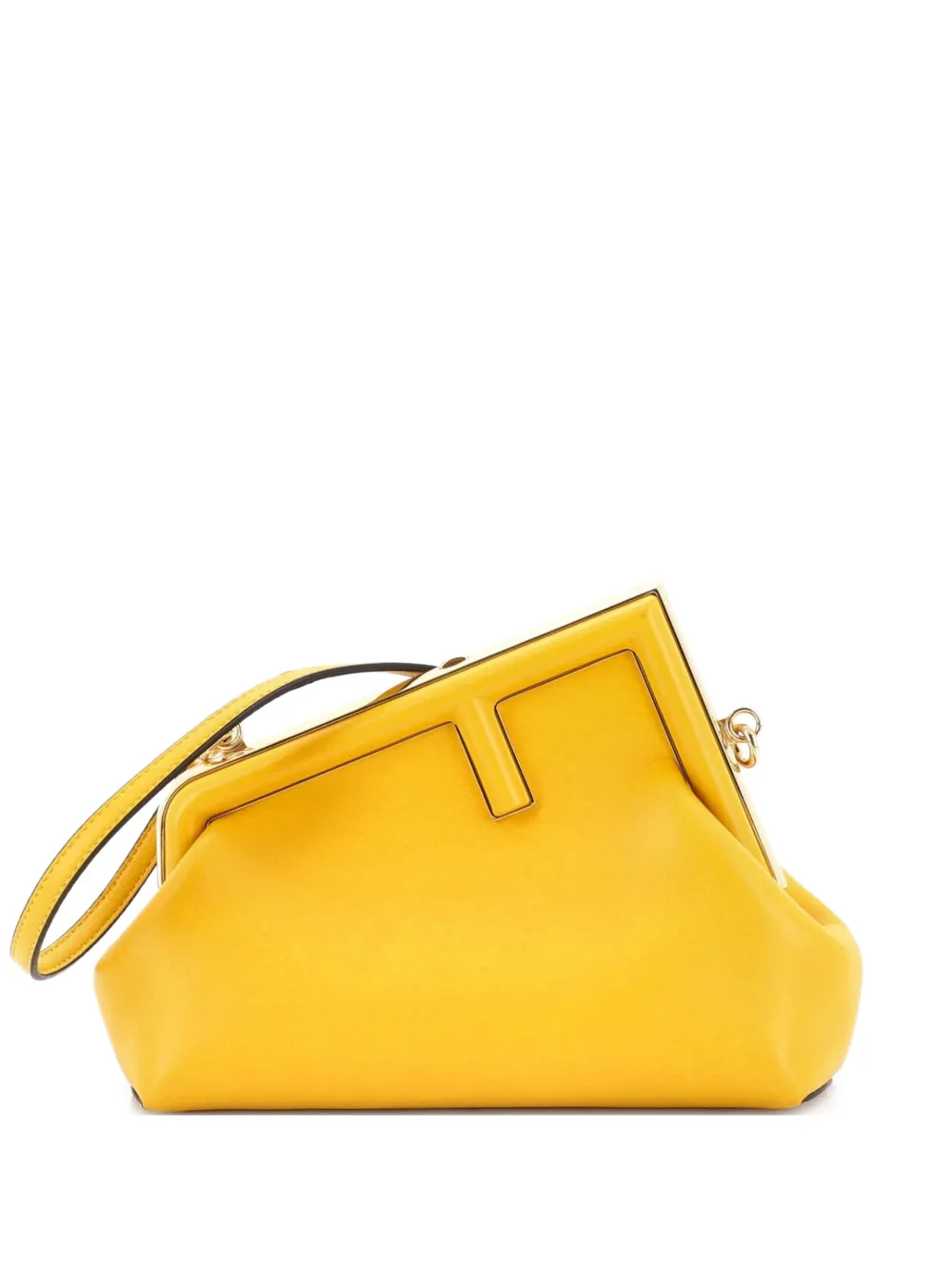 Fendi Pre-Owned Clutch First piccola in pelle - Giallo