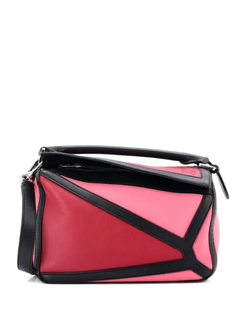 Loewe Pre-Owned petit sac à bandoulière Puzzle en cuir