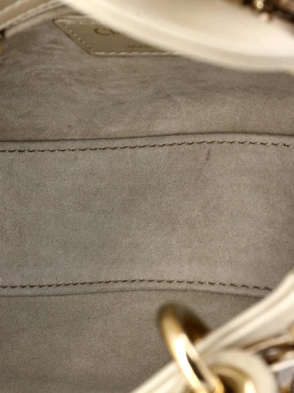 Lady Dior Chain Bag Crystal Embellished Cannage Quilt Leather Mini Satchel