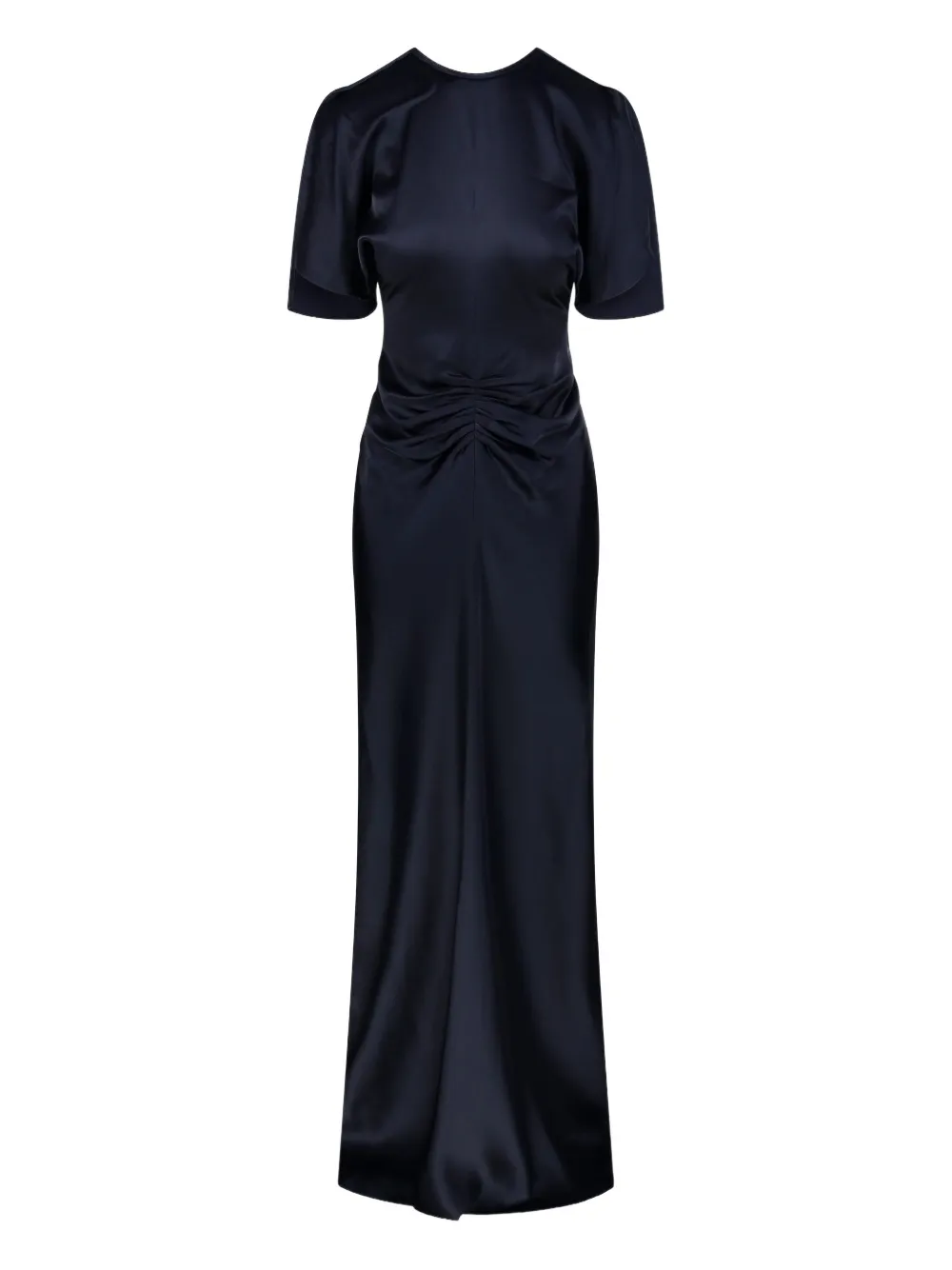 Victoria Beckham Bela ruched-detail dress - Blu