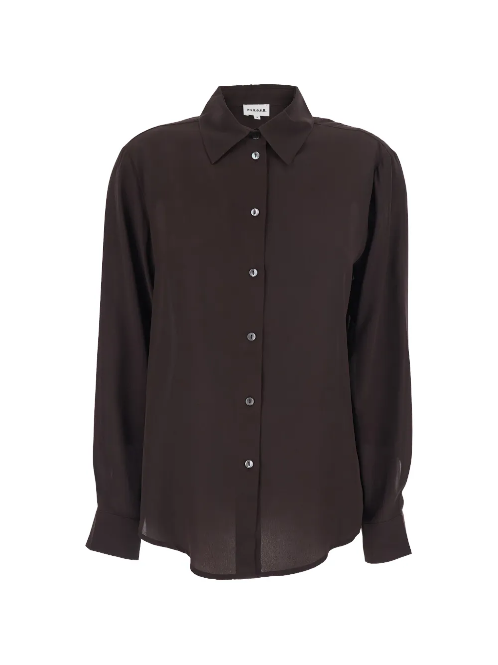 P.A.R.O.S.H. buttoned long-sleeves shirt - Marrone