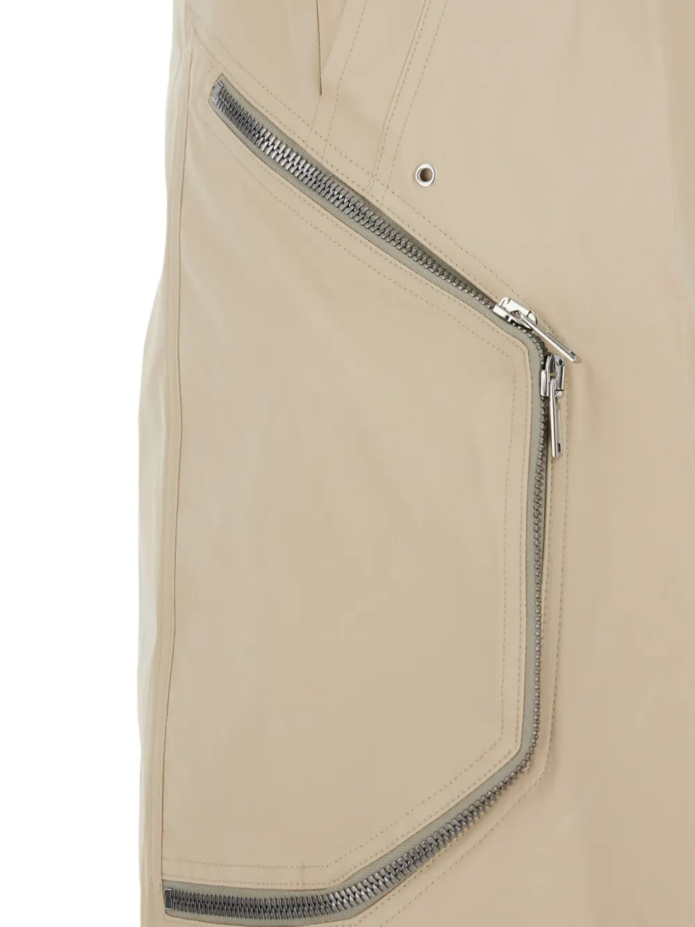 Rick Owens Broek met rits Beige