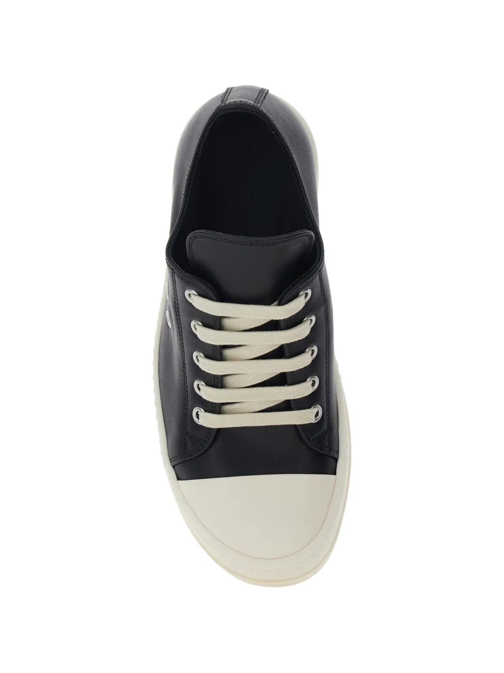 Rick Owens eyelet lace-up sneakers Zwart