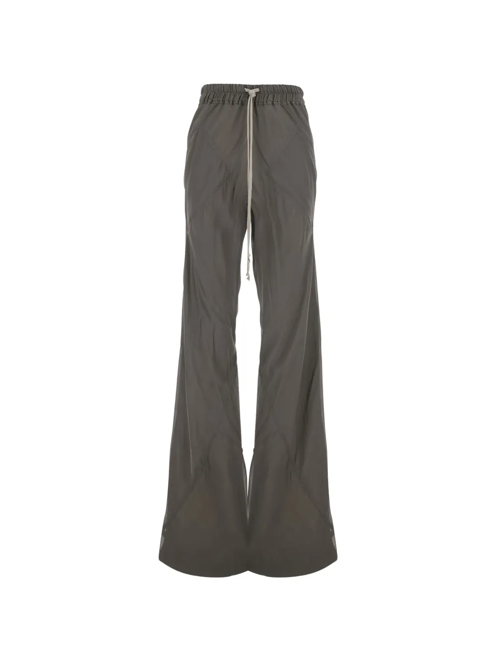 Rick Owens drawstring flared trousers - Grau