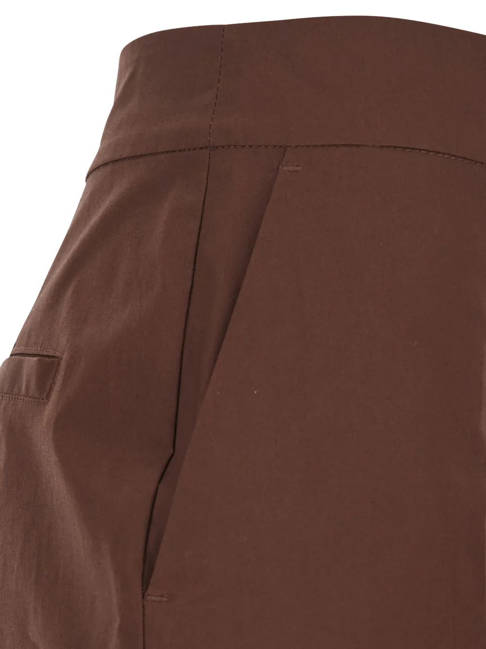 TWINSET Plooibroek met wijde pijpen Bruin