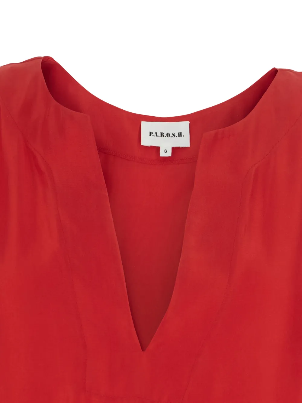  P.a.r.o.s.h. V-neck Maxi Dress - Red 