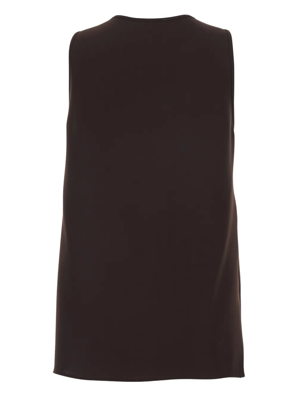  P.a.r.o.s.h. Sleeveless Top - Brown 