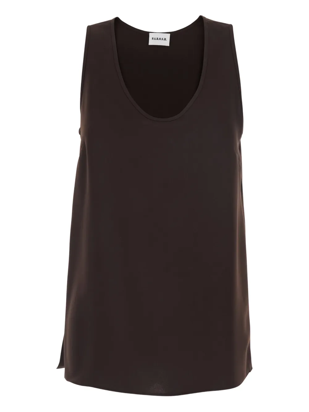 P.A.R.O.S.H. sleeveless top - Braun