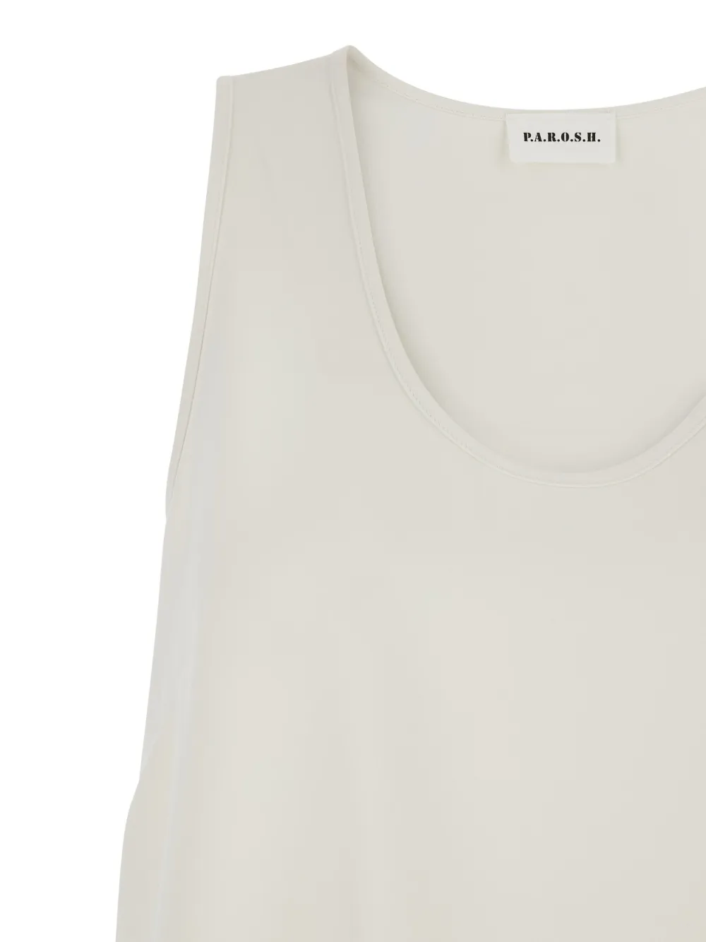  P.a.r.o.s.h. Sleeveless Top - Neutrals 