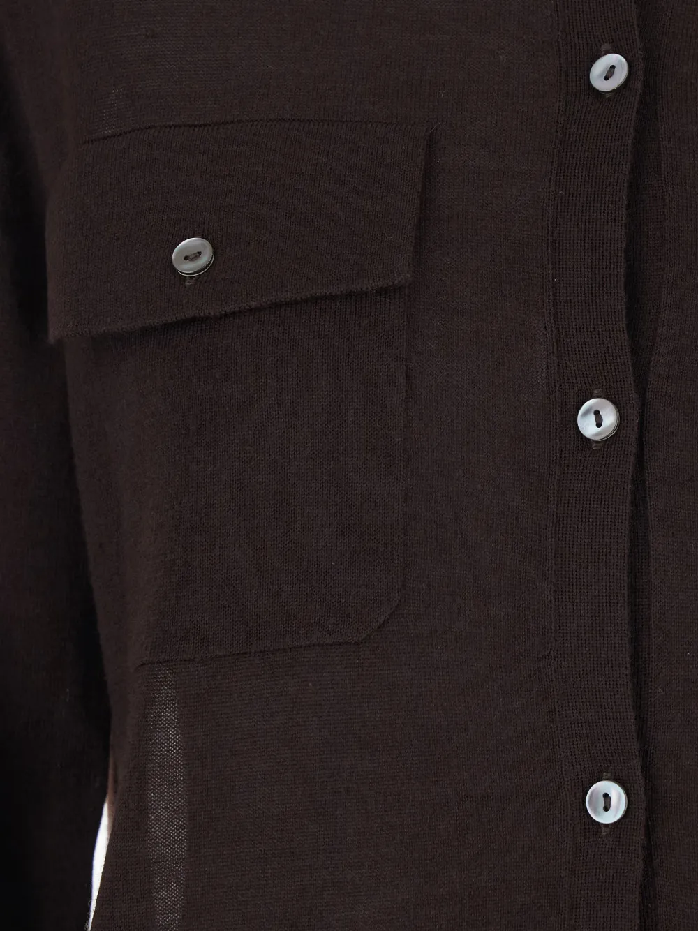  P.a.r.o.s.h. Chest-pockets Cardigan - Brown 