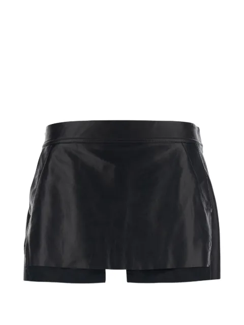 Rick Owens — Fog rear-zip mini skirt