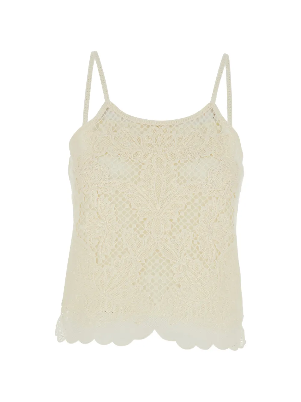 TWINSET Gehaakte top Beige
