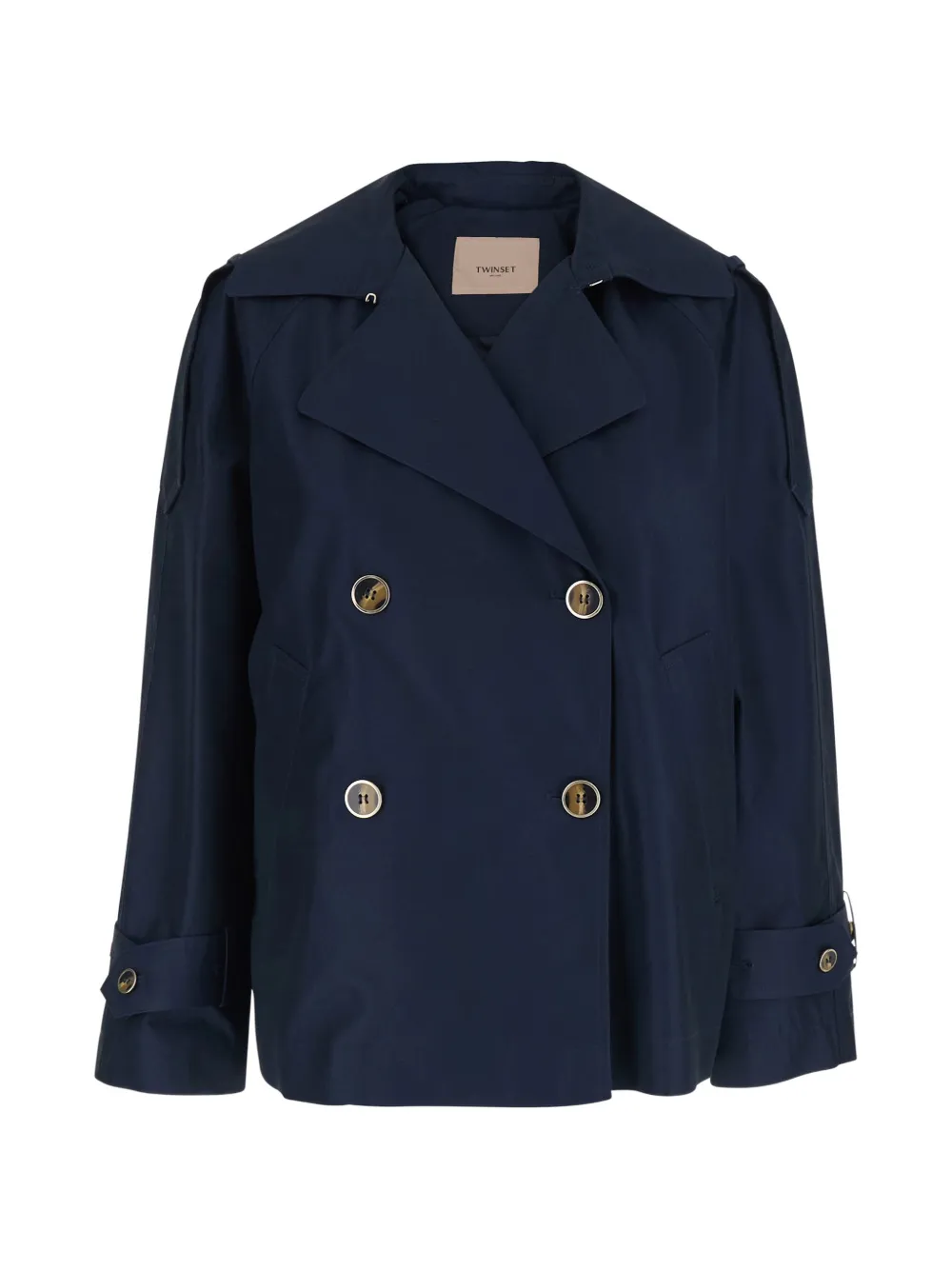 TWINSET double-breasted jacket - Blu