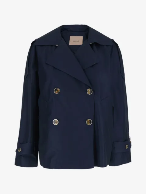 TWINSET chamarra con doble botonadura