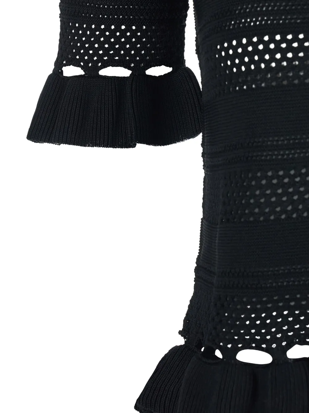 TWINSET Trui met ruches Zwart