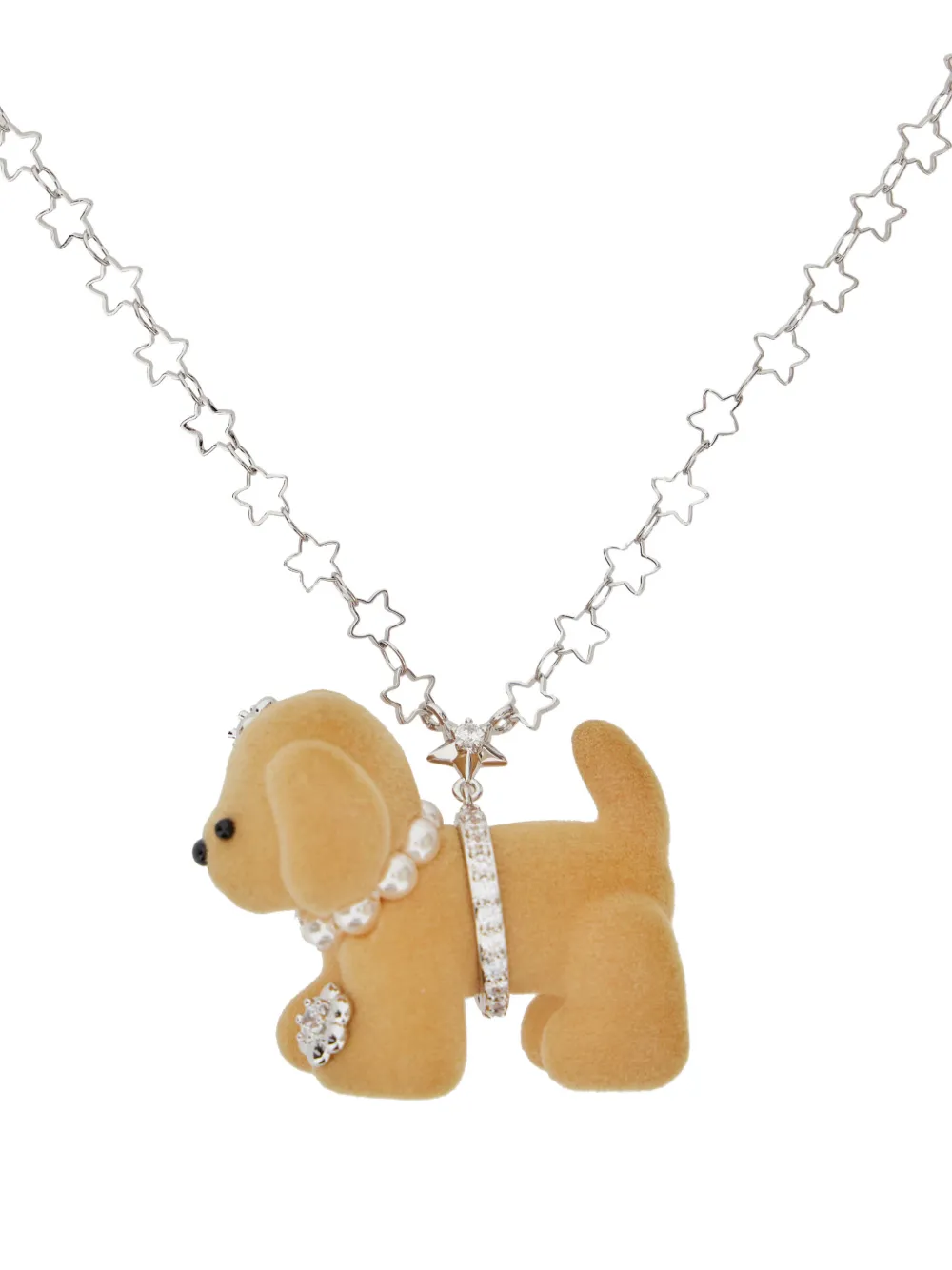 Yvmin Puppy Necklace - Silver 