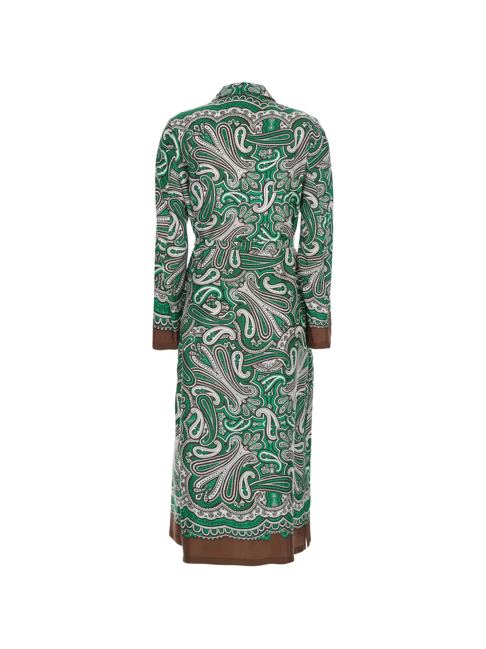  P.a.r.o.s.h. Paisley-pattern Midi Dress - Green 