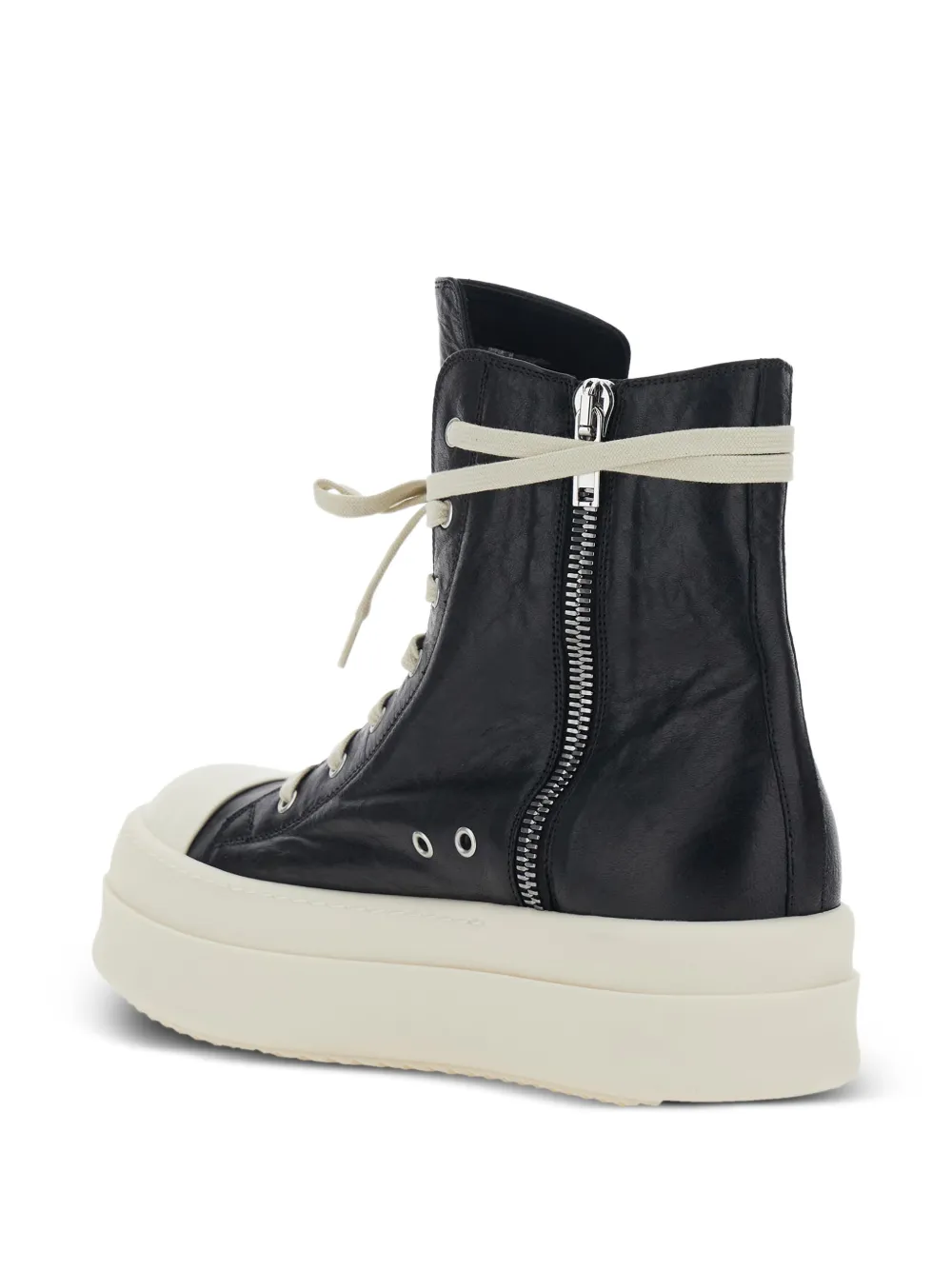 Rick Owens Sneakers met plateauzool Zwart