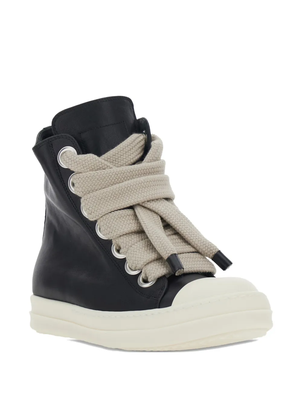 Rick Owens eyelet lace-up sneakers - Zwart
