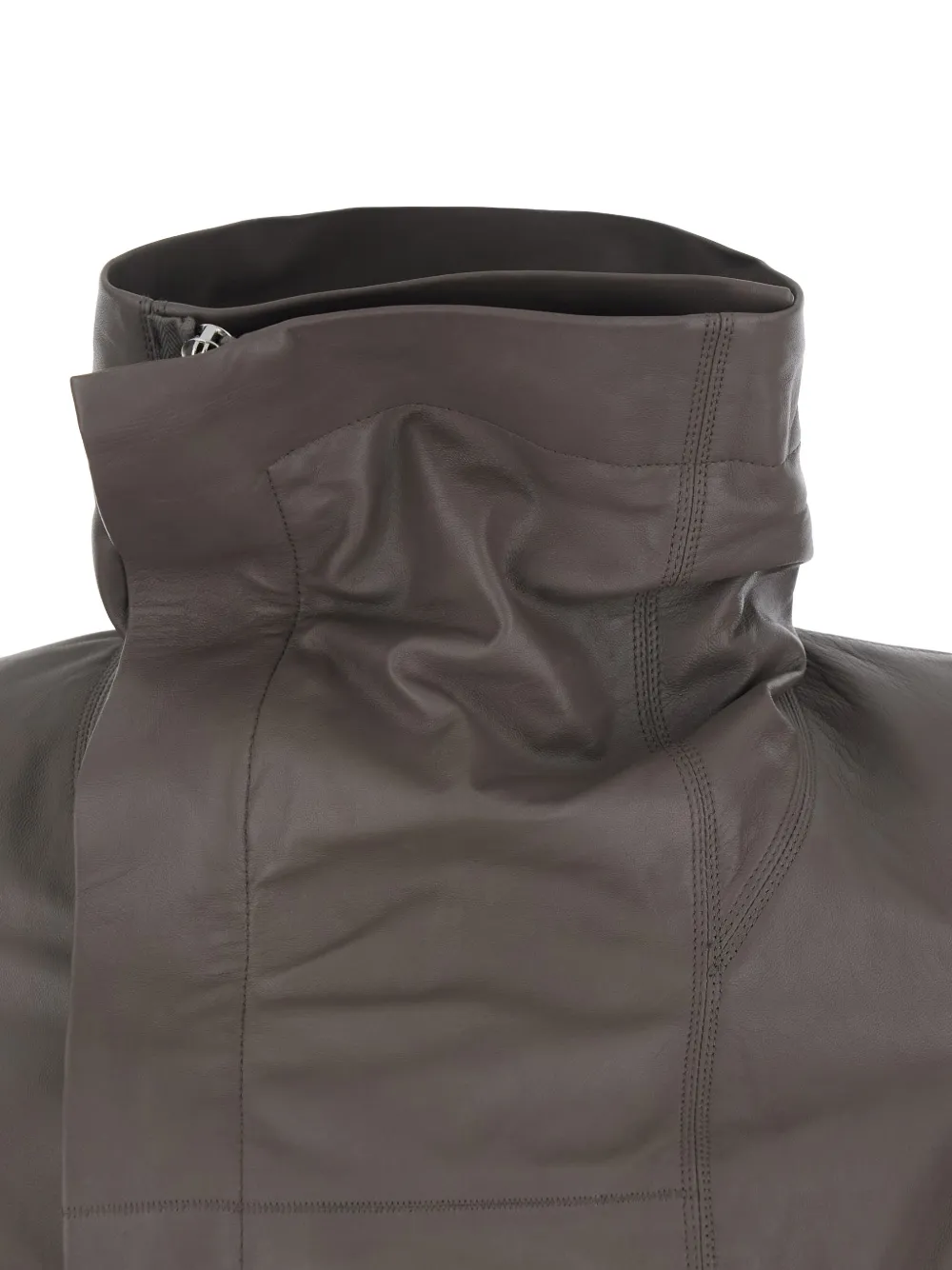 Rick Owens Naska jack met trechterhals Grijs