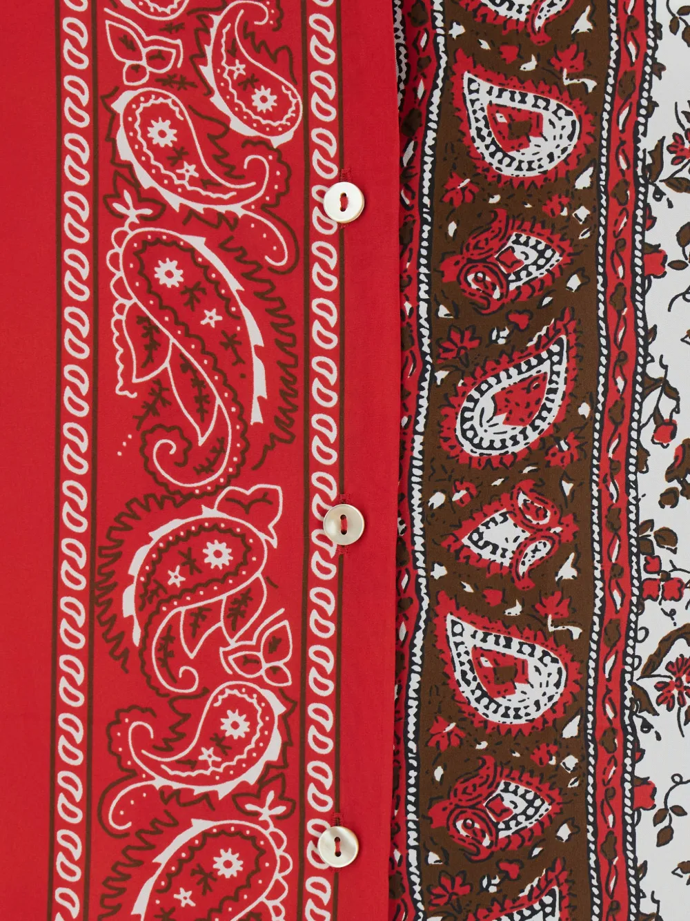  P.a.r.o.s.h. Paisley-pattern Shirt - Red 