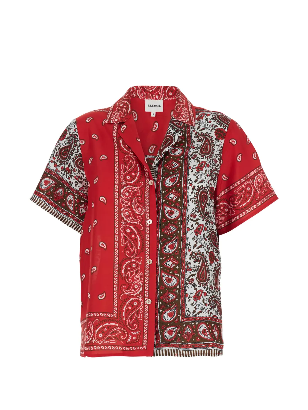 P.A.R.O.S.H. paisley-pattern shirt - Rot